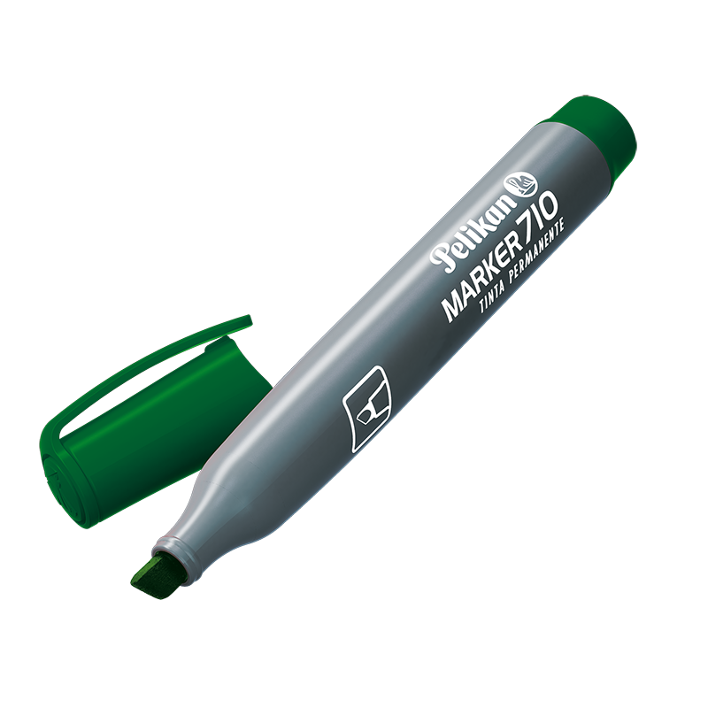 MARCADOR PELIKAN 710 P/CHANFLEADA NEGRO/AZUL/ROJ - Imagen 2