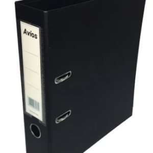 BIBLIORATO AVIOS PVC  A4 LOMO ANCHO NEGRO