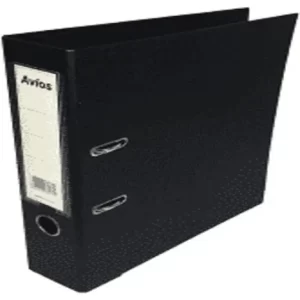 BIBLIORATO AVIOS PVC OFICIO LOMO ANCHO NEGRO