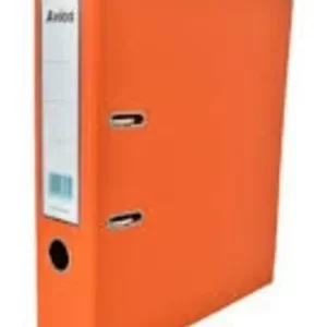 BIBLIORATO AVIOS PVC OFICIO LOMO ANCHO NARANJA
