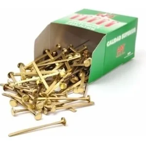 BROCHE SUPER BS DORADOS N? 12 65MM B.S CAJA X 100