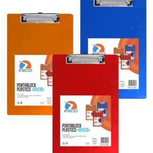 PORTA BLOCK EZCO OFICIO ACRILICO V/COLORES