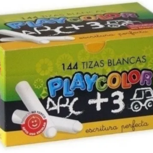 TIZA PLAYCOLOR BLANCA X144 U