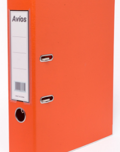 BIBLIORATO AVIOS PVC  A4 LOMO ANCHO NARANJA