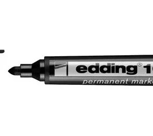 MARCADOR EDDING E 100  PERMANENTE NEGRO