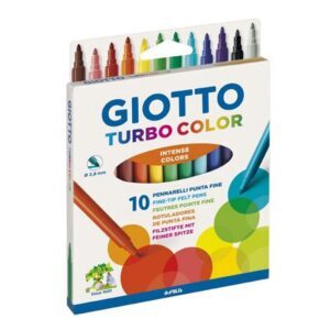 MARCADOR GIOTTO TURBO COLOR 10 COLORES