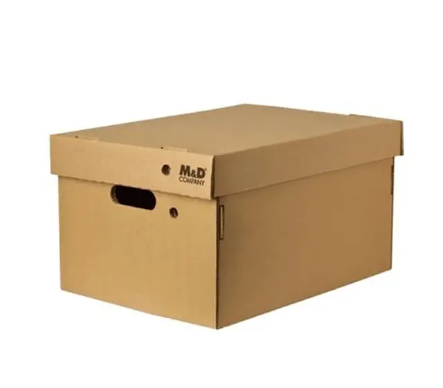 CAJA M&D 403 DE ARCHIVO MODELO AMERICANA C/TAPA 42X32X25CM