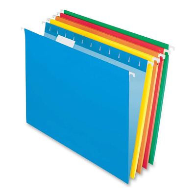 CAJA CARPETA COLGANTE NEPACO COLORES (x 25 UN)