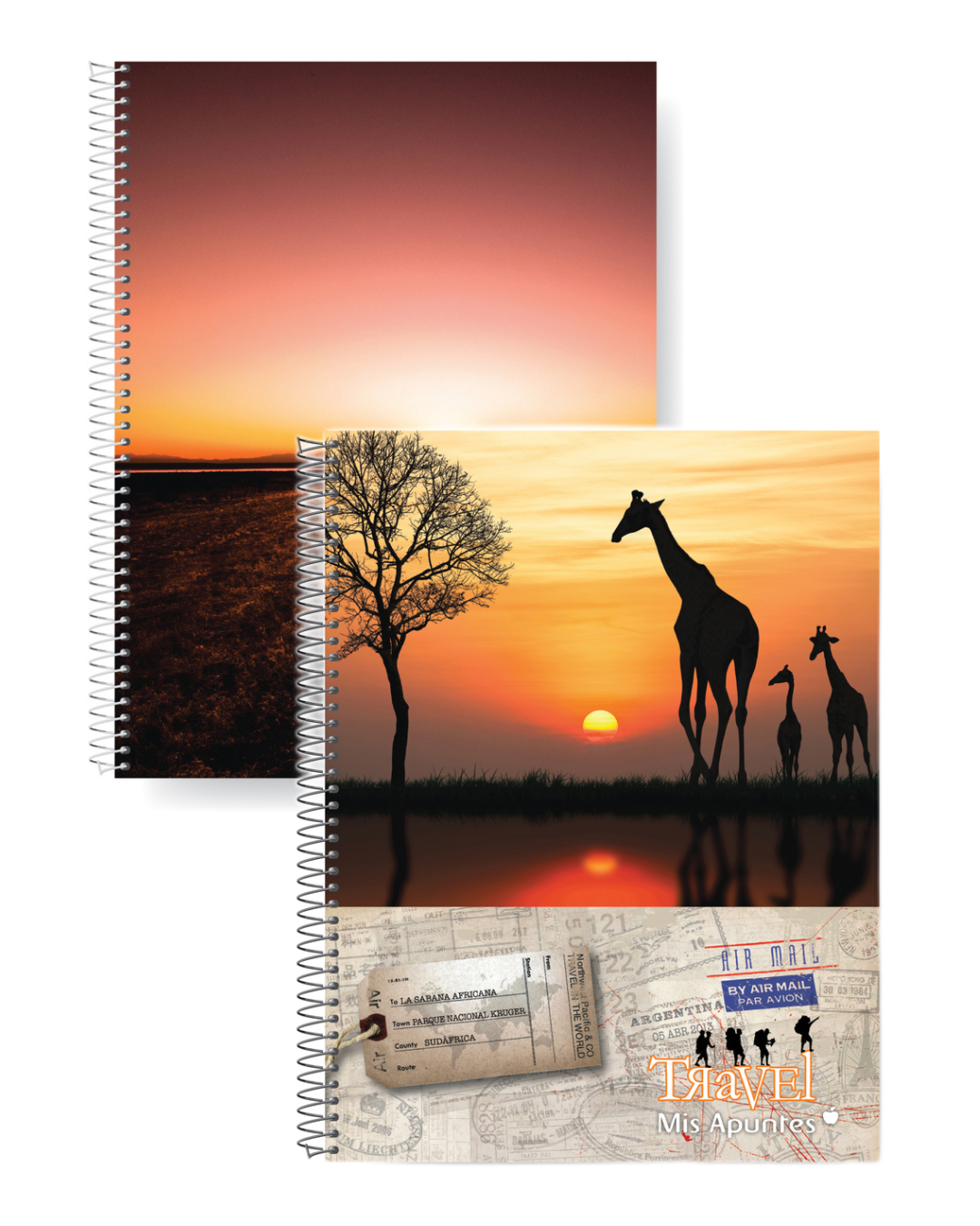 Cuaderno Mis Apuntes Travel Univ.29.7 X 80h