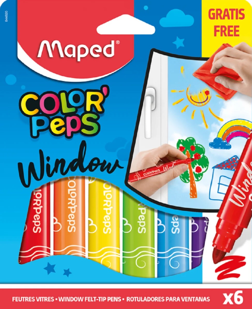 Marcadores Maped Window X6u (844822)