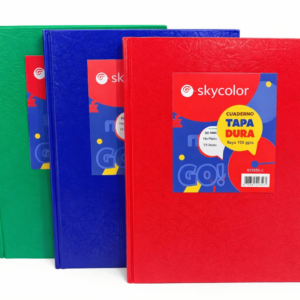 CUADERNO ESCOLAR FORRADO N?3 19X23  48hjs VARIOS COLORES - OFERTA -