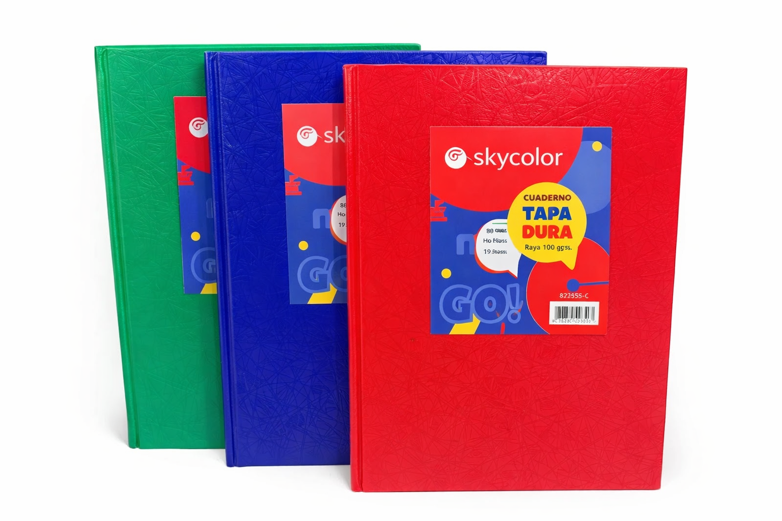 CUADERNO ESCOLAR FORRADO N°3 19X23  48hjs VARIOS COLORES - OFERTA -