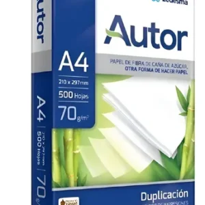 RESMA LEDESMA AUTOR A4 70 GRS  - CAJA X 10 UNIDADES -