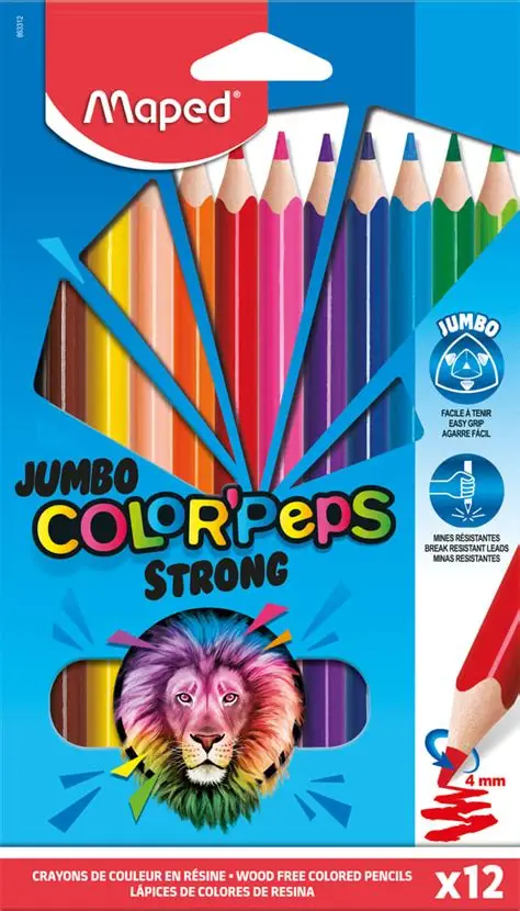 Lapices Maped Color Peps Jumbo Strong X12u (863312)