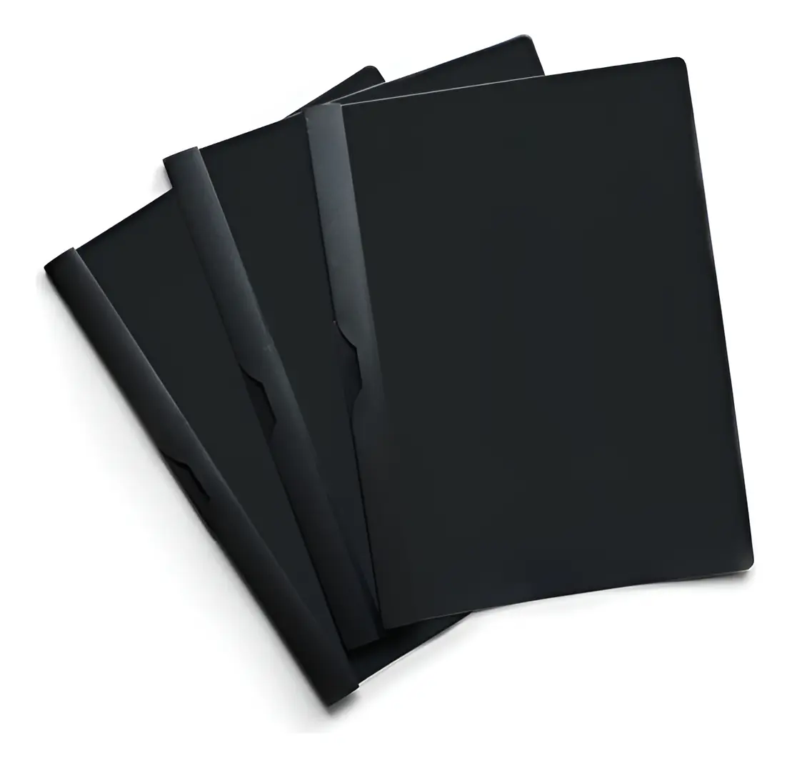 Carpeta PLASTICA CON Clip Lateral Oficio - PACK X 10 UNIDADES -