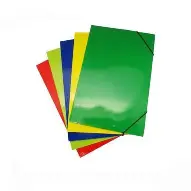 CARPETA 3 SOLAPAS CON ELASTICO CARTON PRESPHAN NUMERO 5 - VARIOS COLORES