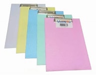 PORTA BLOCK VENETTO A4 TONOS PASTELES LAMINADO EN PVC - X UNIDAD -